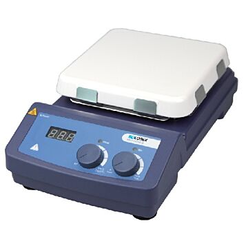 Scilogex LED Digital 7" Square Magnetic Hotplate Stirrer, glass plate