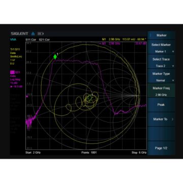 Siglent SHA850-VNA 100 kHz-3.6/7.5 GHz vector network analyzer