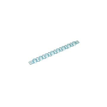 Simport Amplitube PCR reaction strips, flat cap strips of 8, blue, 125/pack