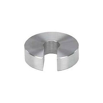 Troemner 12714-S 0.5 lb Class F Stainless Steel Slotted Flat Weight