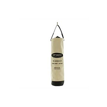 Tuff Bucket TB-1036CV-P 10" x 36" Canvas Tool Bag 125 Lb Load Rated Canvas/VCP
