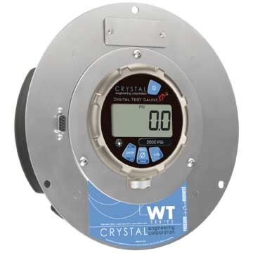 Crystal WT30PSI-1000 6 Inch Panel Mount Gauge, 30 PSI