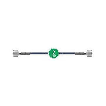 Ralston Instruments XTXT-HOS-2FT Quick-test XT 10000PSI Hose, Stainless Steel Hose Ends, 2'