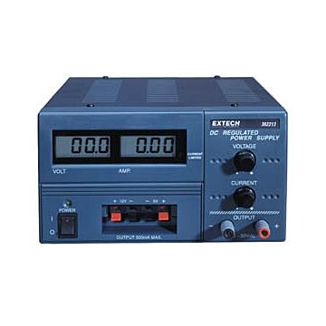 Extech 382213 Digital DC Power Supply, 110/220VAC