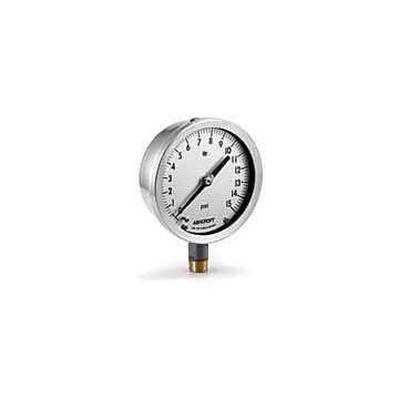 Ashcroft 45-1009SL-04L-60PSI 4.5" Pressure Gauge 60 psi 