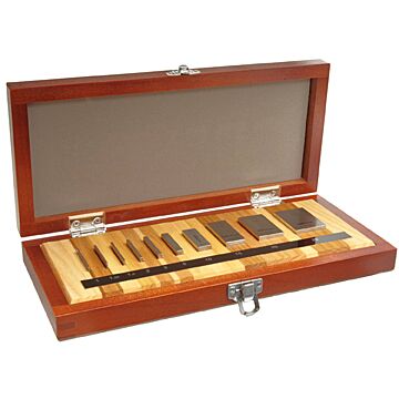 Mitutoyo 516-101-26 10pc Gage Block Set, Grade AS-1 Metric, STL, Rectangular