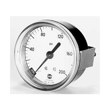 Ametek - US Gauge 844U-164418 2"General Purpose Panel Mount Gauge,60PSI,1/8"NPT,CBM