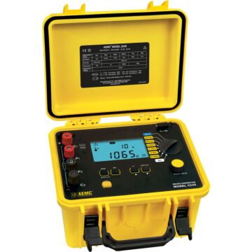 AEMC 6240 Micro-Ohmmeter with 10A Kelvin Clips