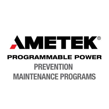 Ametek Programmable Power ASTAC501/751PM+ Prevention Maintenance Plus (PM+) Program