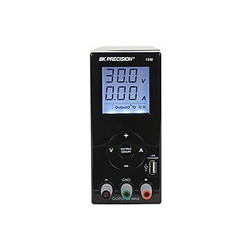 B&K Precision 1550-220V DC Power Supply with USB Charger Output