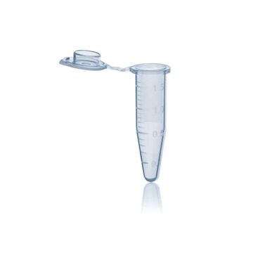 BrandTech Scientific BRAND Microcentrifuge tube with lid, Non-Sterile, blue, 1.5mL, pack of 500
