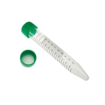 CellTreat 15mL Centrifuge Tube, Sure Cap - Bag, Sterile, 500/case