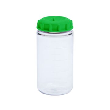 CellTreat 250mL Centrifuge Bottles, Polycarbonate, Knurled Seal Cap, 4/case