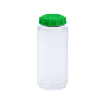 CellTreat 500mL Centrifuge Bottles, Polycarbonate, Knurled Seal Cap, 4/case