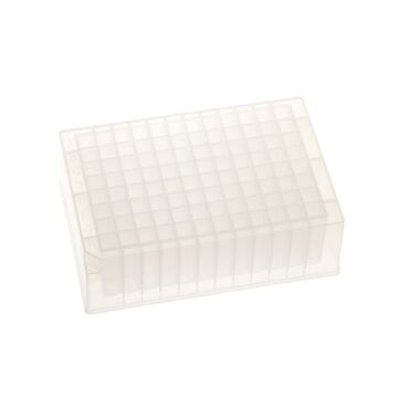 CellTreat 96 Deep Well Storage Plate, 2.0mL, PP, Square Well, V-Bottom, 5/bag