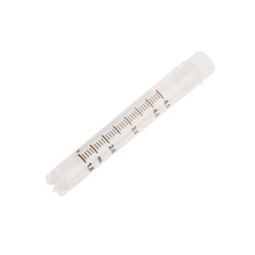 CellTreat 4.5mL CF Cryogenic Vial, Internal Thread, Self-Standing, Sterile, 100/Re-sealable Bag