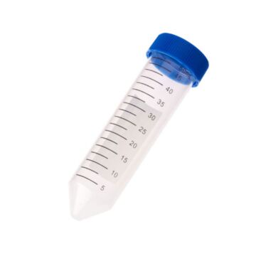 CellTreat 50mL Centrifuge Tube, Blue Cap - Bag, Sterile, 500/case