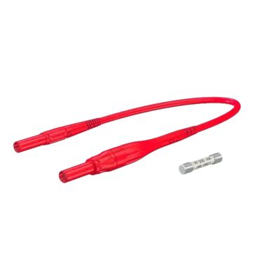 Dranetz RED-FUSED-LEAD 6ft red fused 4mm lead with fuse