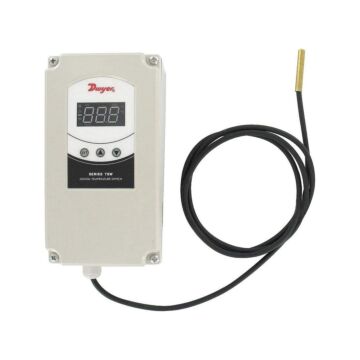 Dwyer Instruments TSW-150 Weatherproof Digital Temperature Switch, 90-255 VAC