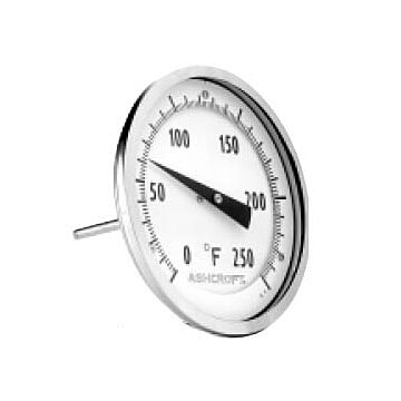 Ashcroft 50EI60E040/0-100C 5" Bimetal Thermometer, 0-100C 