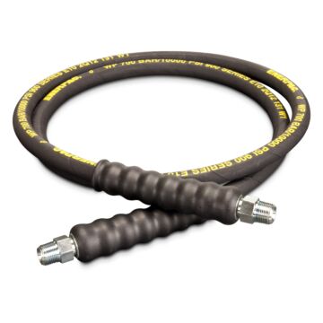 Enerpac H9306 Heavy-duty Rubber High Pressure Hydraulic Hose, 6 ft