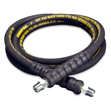 Enerpac H9310 Heavy-duty Rubber High Pressure Hydraulic Hose, 10 ft