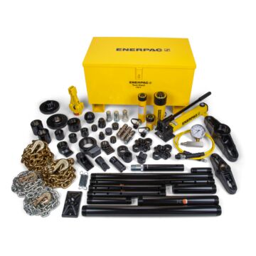 Enerpac MS21020 Hydraulic Cylinder and Hand Pump Set, 12.5 Ton