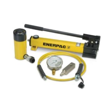 Enerpac SCR506H Hydraulic Cylinder and Hand Pump Set, 50 Ton, 6.25" Stroke