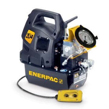 Enerpac ZU4204BBQ Electric Hydraulic Torque Wrench Pump, Analog Gauge