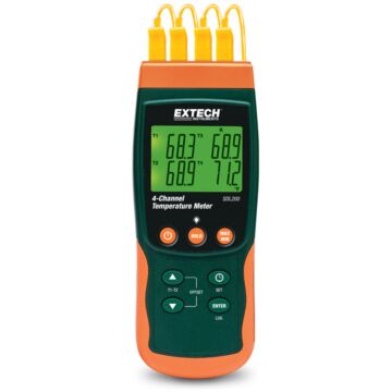 Extech SDL200 4-Channel Datalogging Thermometer