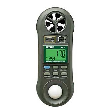 Extech 45170 Hygro-Thermo-Anemometer-Light Meter