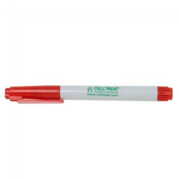CellTreat Red Tube Marker, Fast Drying Red Ink, pack/5