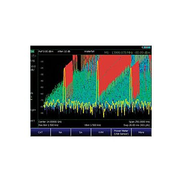 Keysight Technologies N9917B-236 Interference analyzer and spectrogram