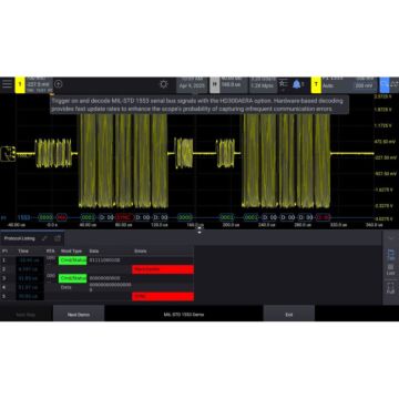 Keysight HD300AERA Aerospace Defence Analysis Software for InfiniiVision 300 HD-Series