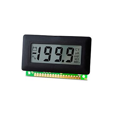Lascar DPM 600S 200mV LCD Voltmeter with Annunciators, Single Rail