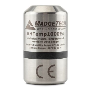 MadgeTech RHTEMP1000EX-KR ATEX/IECex Approved Humidity &Temp Data Logger w/ Key Ring