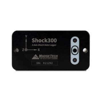 MadgeTech SHOCK300 Tri-Axial Shock Data Logger w/ 3 Built-In Acceleration Ranges