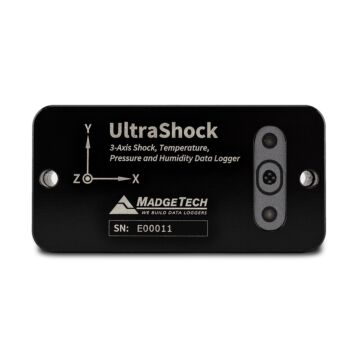 MadgeTech ULTRASHOCK Tri-Axial Shock, Temperature, Humidity, and Pressure Recorder