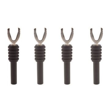 Megger 1007-036 Terminal Post to 4mm Socket Adaptor for DET2/2(Set of 4)
