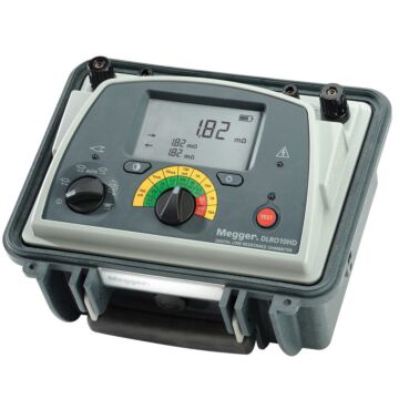 Used Megger DLRO-10 Digital Low Resistance OhmMeter 