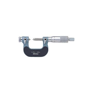Mitutoyo 126-137 Interchangeable Anvil Screw Thread Micrometer 0-1" 