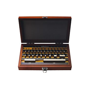 Mitutoyo 516-915-26 35pc. Gage Block Set, Inch, Rectangle Steel, AS-1