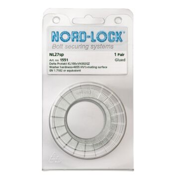 NORD-LOCK NL27SP Wedge Locking Washers, M27, ID 1.12", OD 1.91", 25prs/bx