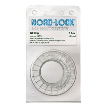 NORD-LOCK NL33SP Wedge Locking Washers, 1 1/4", ID 1.35", OD 2 3/10", 25prs/bx