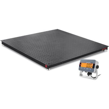 Ohaus Scale I-DF33XW5000B1L Floor Scale, Steel Indicator, 5,000 lb, 4x4'