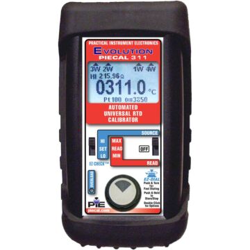 Used PIE PIE 311 Universal RTD Calibrator Boot,Leads