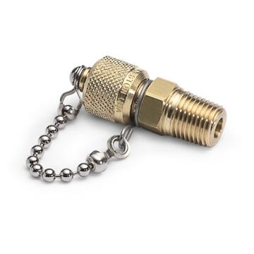 Ralston Instruments QTFT-2MB0-RT 1/4" Male BSPT (ISO 7/1) x Male QT Adapter