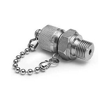 Ralston Instruments QTFT-2MS0-RS G 1/4" male BSPP (ISO 228/1) x male QT, no check-valve Adapter