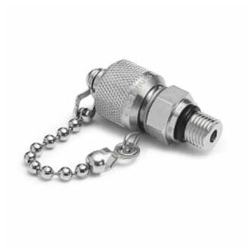 Ralston Instruments QTHA-3SS0 Male Quick-test, Stainless Steel Adapter