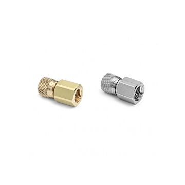 Ralston Instruments QTHA-1FBA 1/8" female NPT x female Quick-test, no check-valve, Brass Adapter